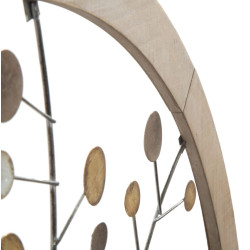 Panneau mural miroir Arbre de Vie – Ø80 cm – Déco murale Glam élégante et spirituelle