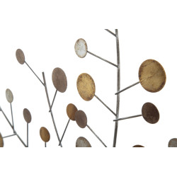 Panneau mural miroir Arbre de Vie – Ø80 cm – Déco murale Glam élégante et spirituelle