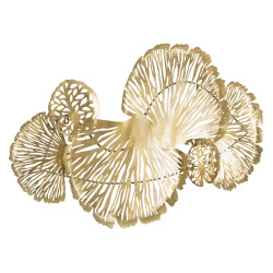 Décoration murale Iris verticale – 115x64 cm – Élégance florale Glam moderne