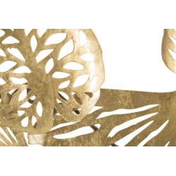 Décoration murale Iris verticale – 115x64 cm – Élégance florale Glam moderne