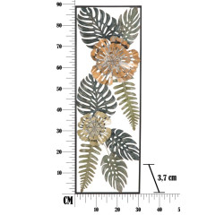 Décoration murale métal “Aussi” – Modèle A – 30x88 cm – Style Glam contemporain