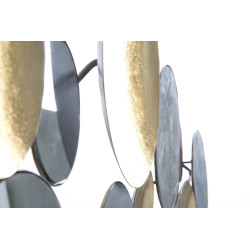 Miroir mural doré Glamour – 118x60 cm – Panneau déco chic et moderne