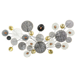 Grille murale en fer – 135x69 cm – Style industriel authentique