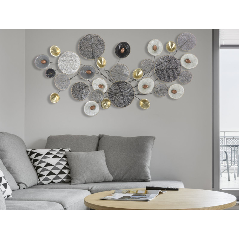 Grelha de parede em ferro – 135x69 cm – Estilo industrial autêntico