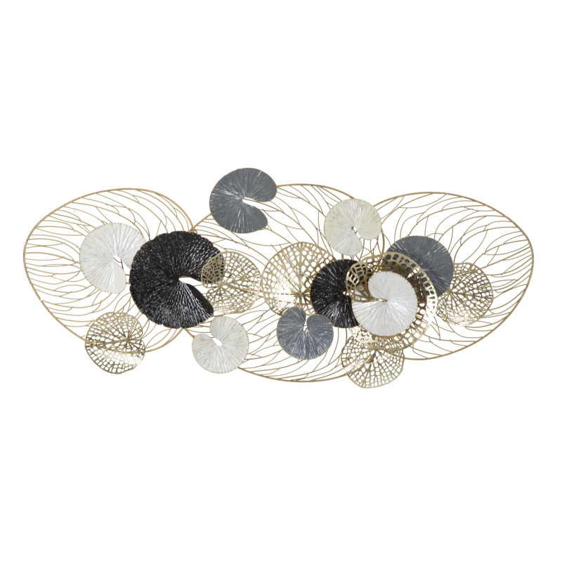 Panneau mural en fer Luxy – 124x55 cm – Design Glam contemporain