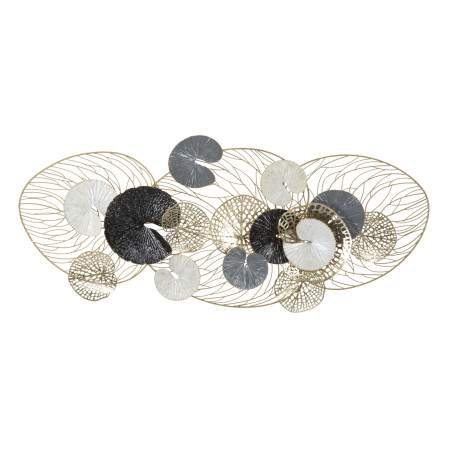 Painel de parede em ferro Luxy – 124x55 cm – Design Glam contemporâneo