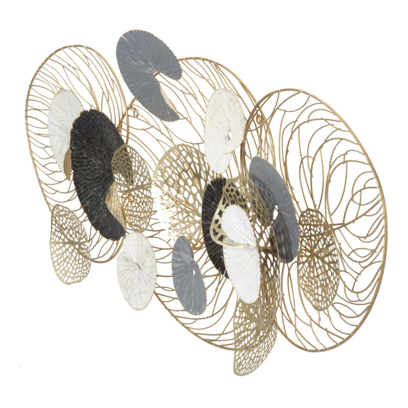 Pannello murale in ferro Luxy – 124x55 cm – Design Glam contemporaneo