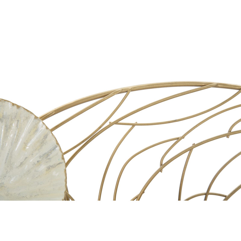 Pannello murale in ferro Luxy – 124x55 cm – Design Glam contemporaneo