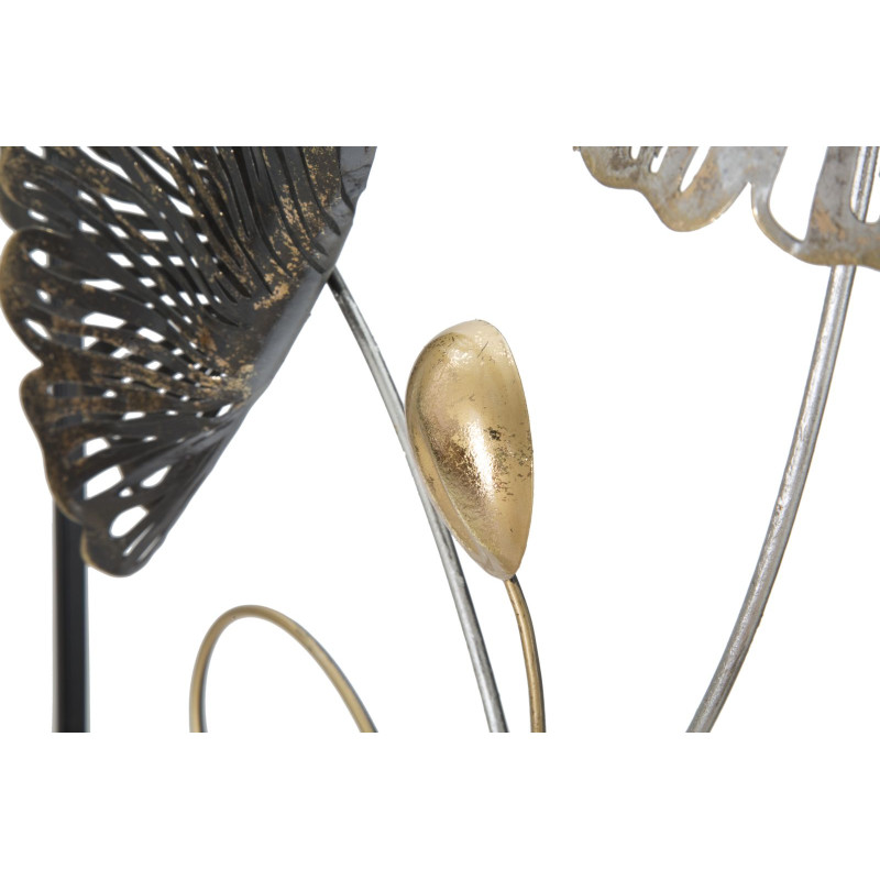 Painel de parede quadrado em ferro – 50x50 cm – Decoração de parede industrial sóbria