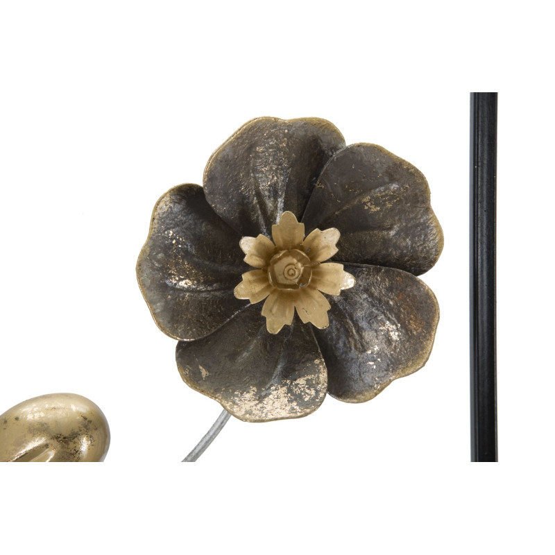 Painel de parede quadrado em ferro – 50x50 cm – Decoração de parede industrial sóbria