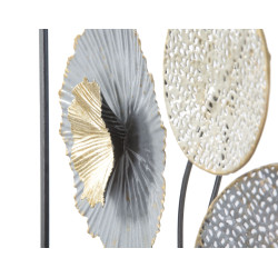 Painel de parede de ferro Squity – 50x50 cm – Design geométrico industrial