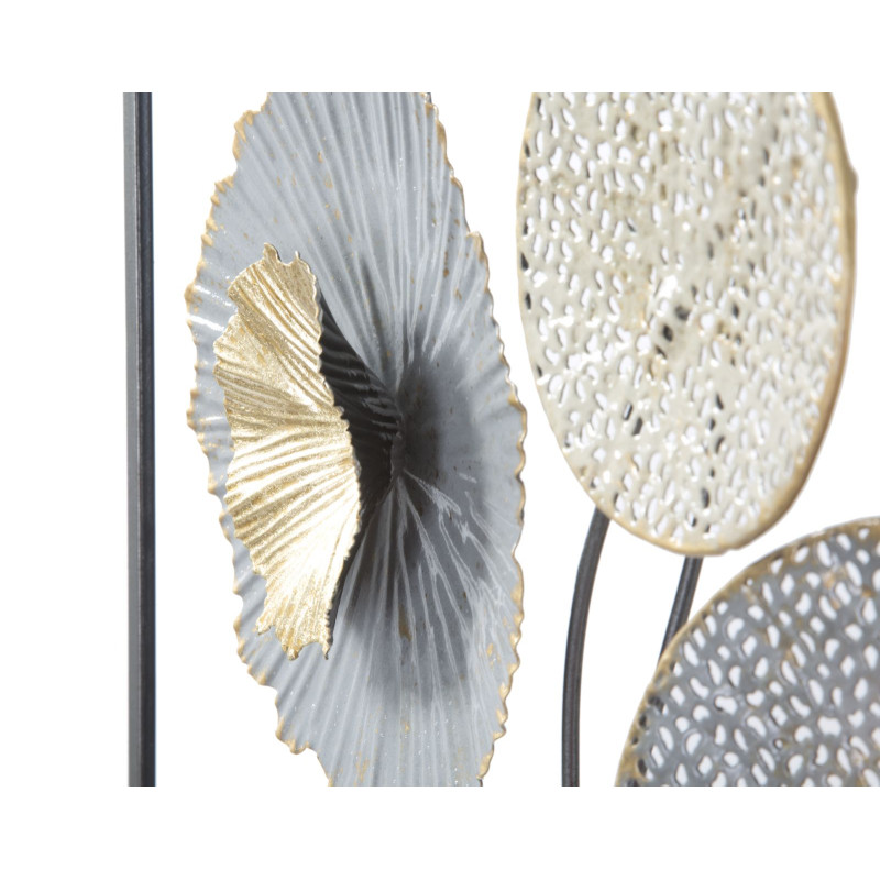 Pannello murale in ferro Squity – 50x50 cm – Design industriale geometrico