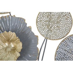 Panneau mural fer Squity – 50x50 cm – Design industriel géométrique