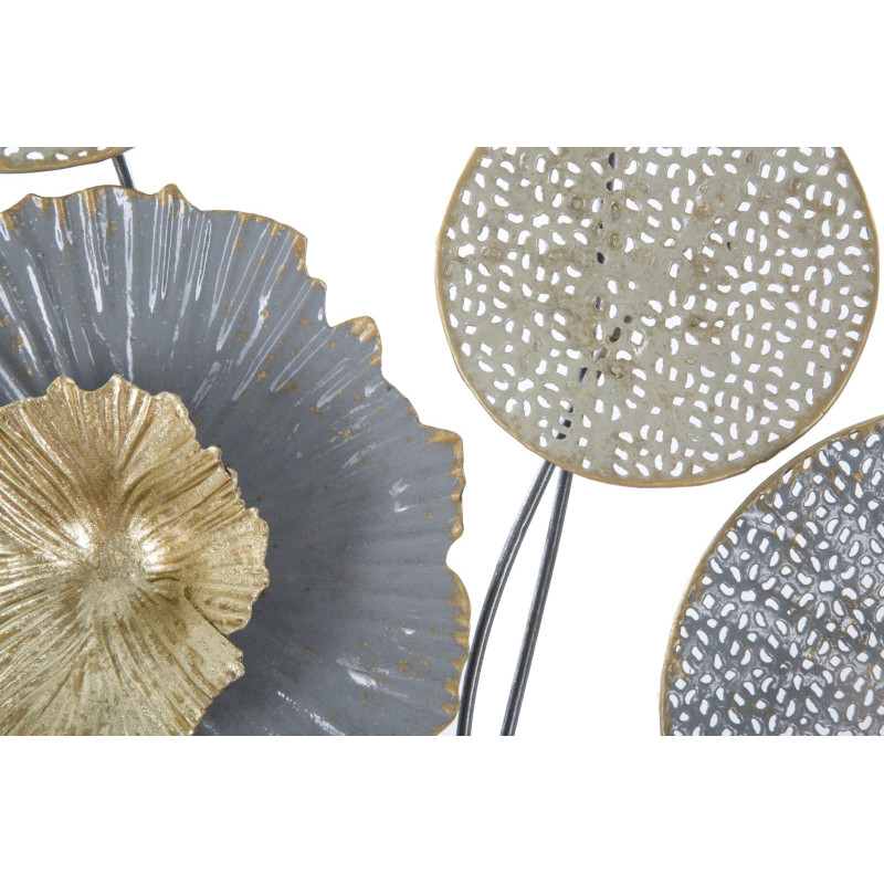 Painel de parede de ferro Squity – 50x50 cm – Design geométrico industrial