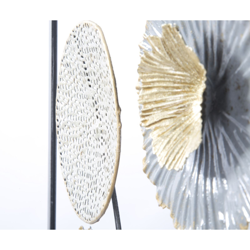 Pannello murale in ferro Squity – 50x50 cm – Design industriale geometrico