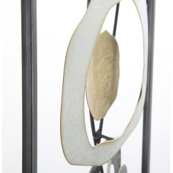 **Italiano:** Pannello murale in ferro Dixy – 28x74 cm – Decorazione murale stile officina vintage