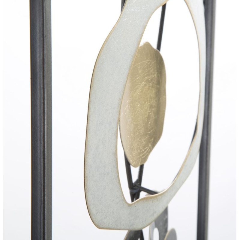 Painel de parede de ferro Dixy – 28x74 cm – Decoração de parede estilo oficina vintage