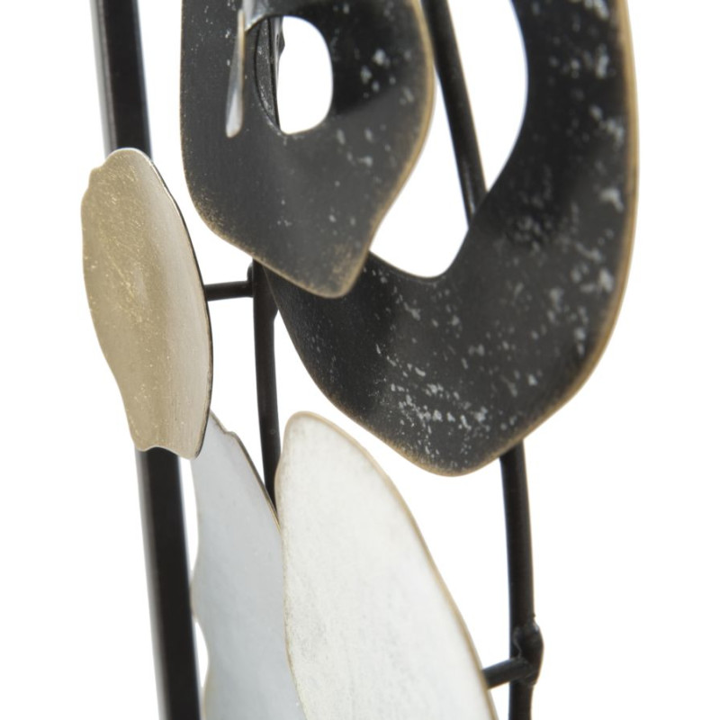 Painel de parede de ferro Dixy – 28x74 cm – Decoração de parede estilo oficina vintage