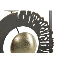 Anillo de pared de hierro – 31x89 cm – Elemento decorativo industrial moderno