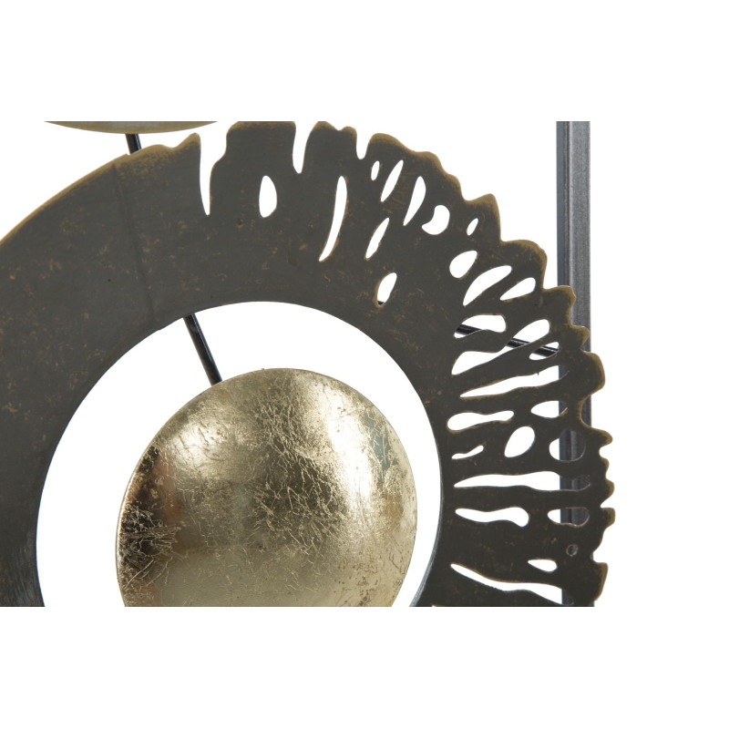 Anillo de pared de hierro – 31x89 cm – Elemento decorativo industrial moderno