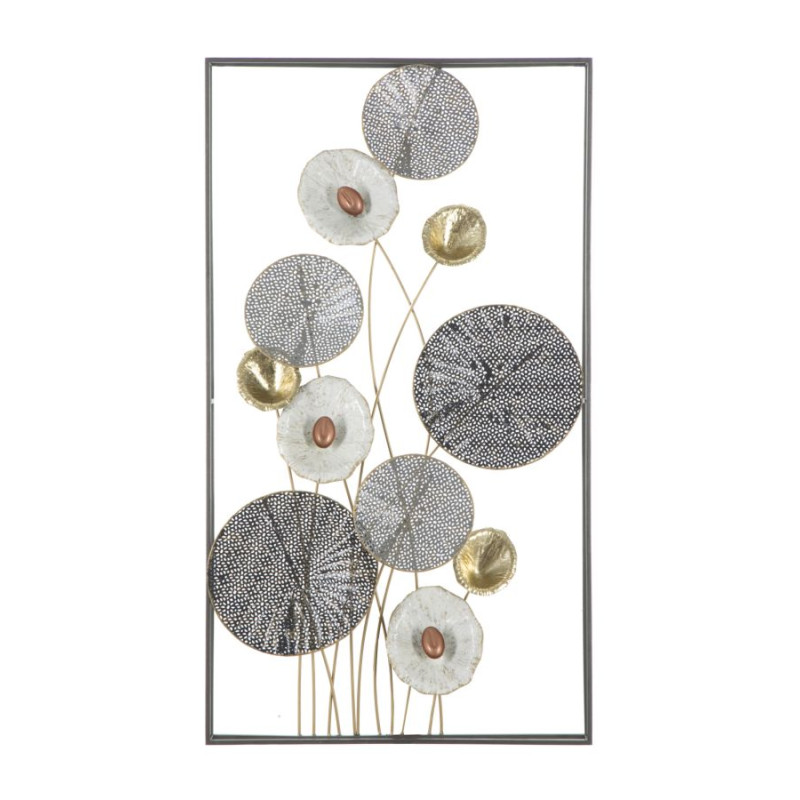 Panel de pared de malla de hierro – 50x90 cm – Aspecto industrial y contemporáneo