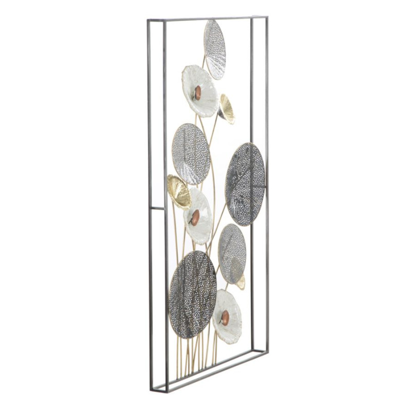 Panel de pared de malla de hierro – 50x90 cm – Aspecto industrial y contemporáneo