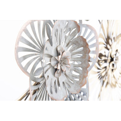 Pannello murale in ferro Campur – Modello B – 118x58 cm – Design moderno dorato