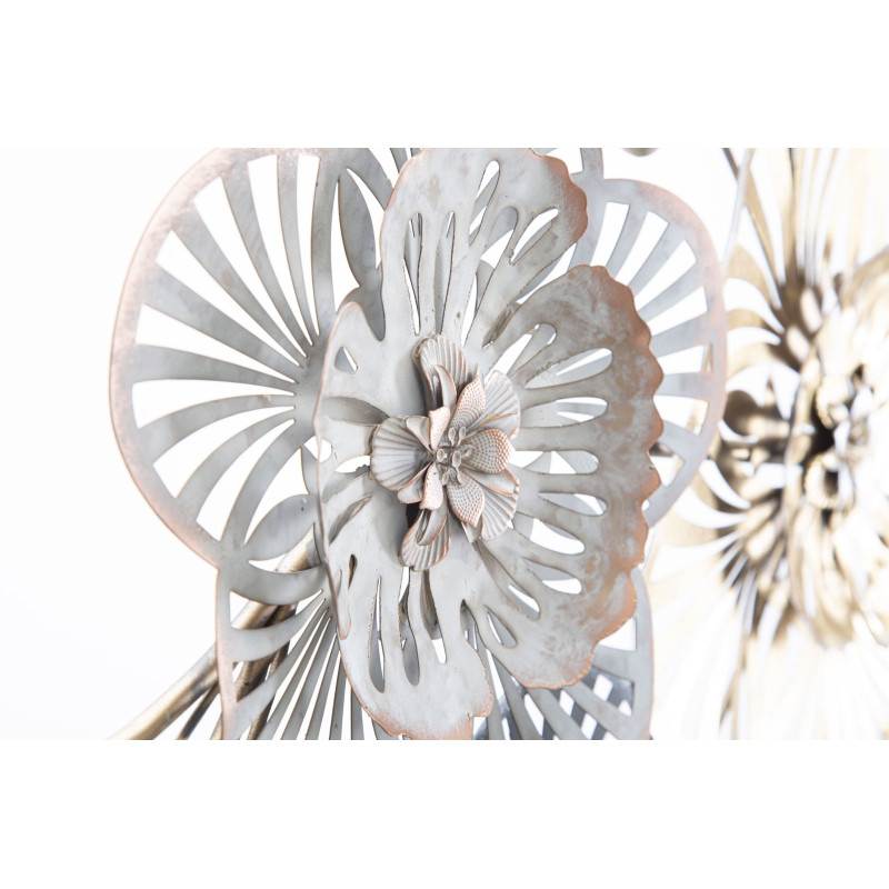 Panel de pared de hierro Campur – Modelo B – 118x58 cm – Diseño moderno dorado