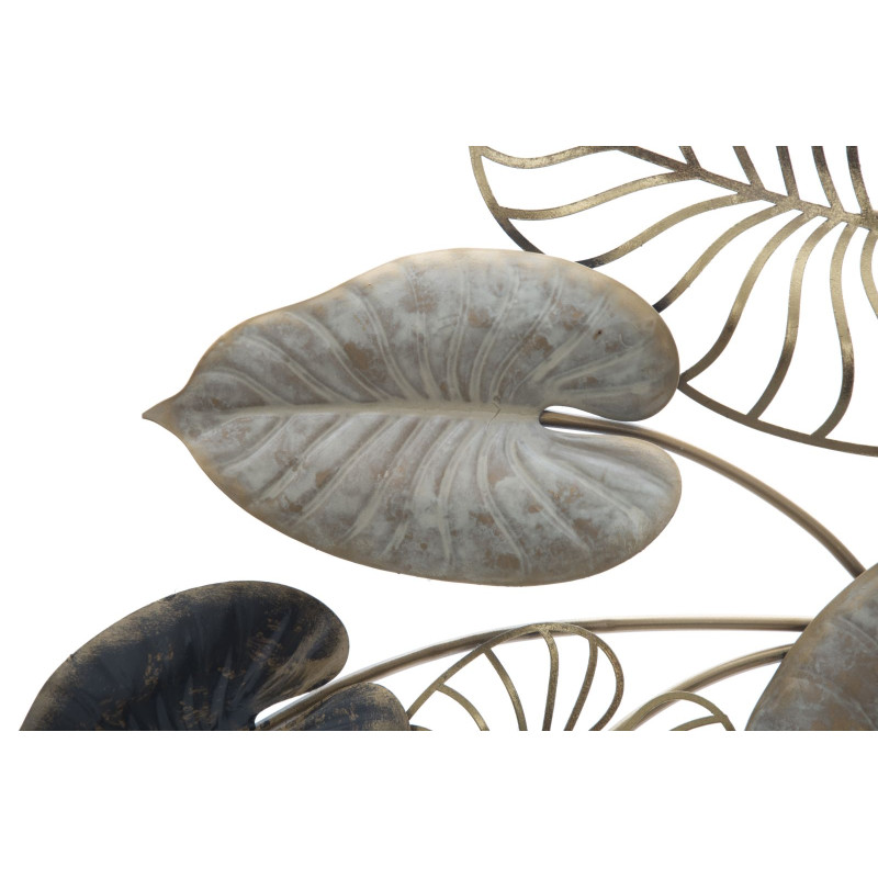 Panel de pared de hierro Century – Modelo A – 131x61 cm – Decoración de pared dorada Glam