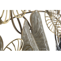 Pannello murale in ferro Century – Modello A – 131x61 cm – Decorazione murale dorata Glam