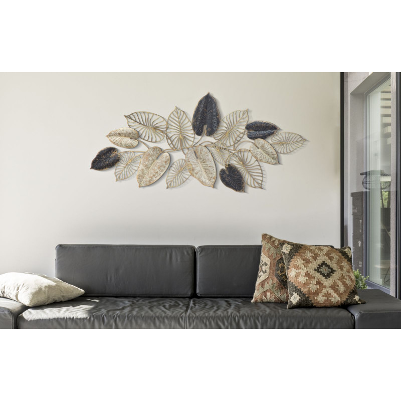 Panneau mural fer Century – Modèle A – 131x61 cm – Déco murale Glam dorée