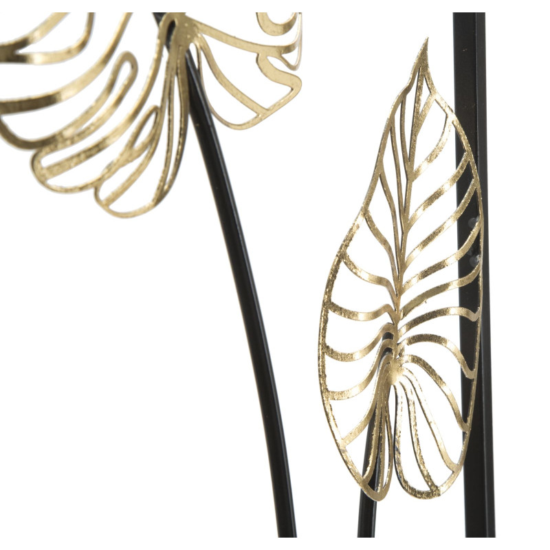 Painel de parede em ferro Luxy – Modelo A – 31x90 cm – Elegância Glam moderna