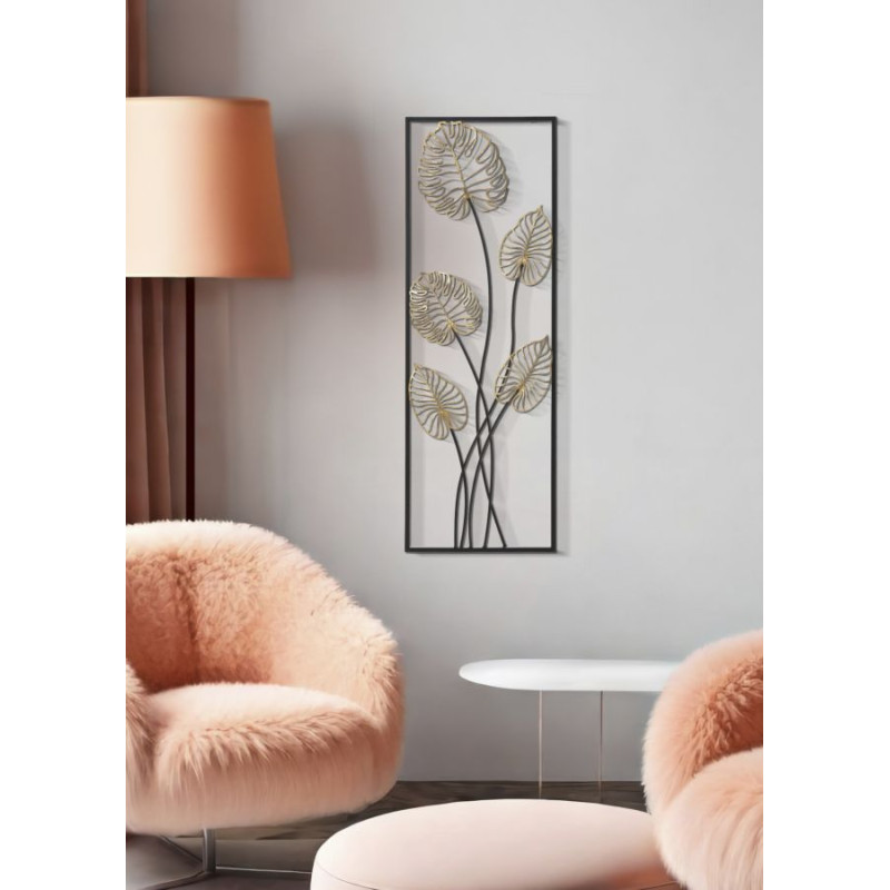 Pannello murale in ferro Luxy – Modello A – 31x90 cm – Eleganza Glam moderna