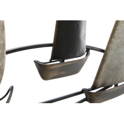 Painel de parede ferro Regata – 119x51 cm – Decoração industrial requintada