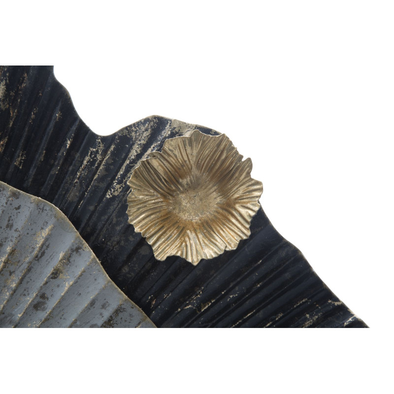 Pannello murale in ferro Otos – 100x80 cm – Design Glam dorato