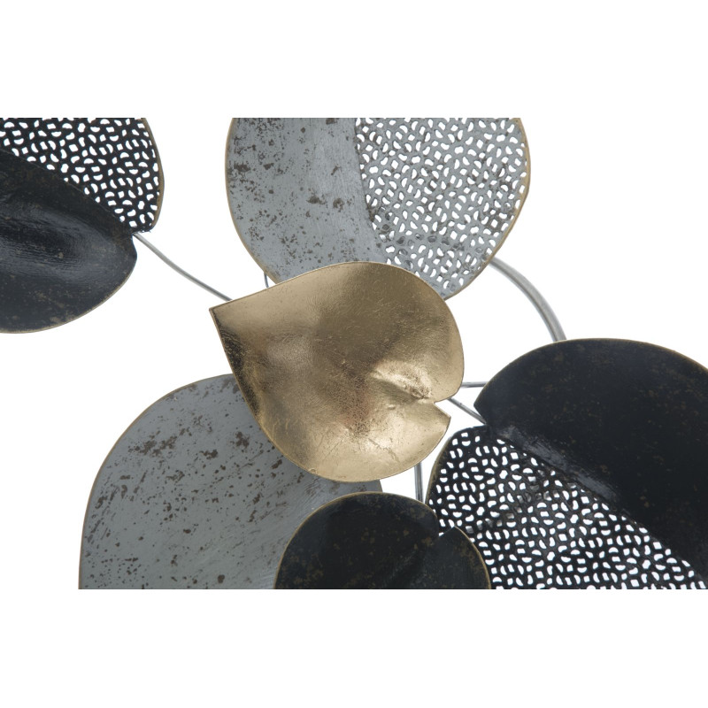 Panneau mural fer demi-feuille – Modèle B – 62x40 cm – Style Glam naturel