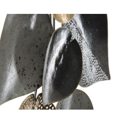 Panneau mural fer demi-feuille – Modèle B – 62x40 cm – Style Glam naturel