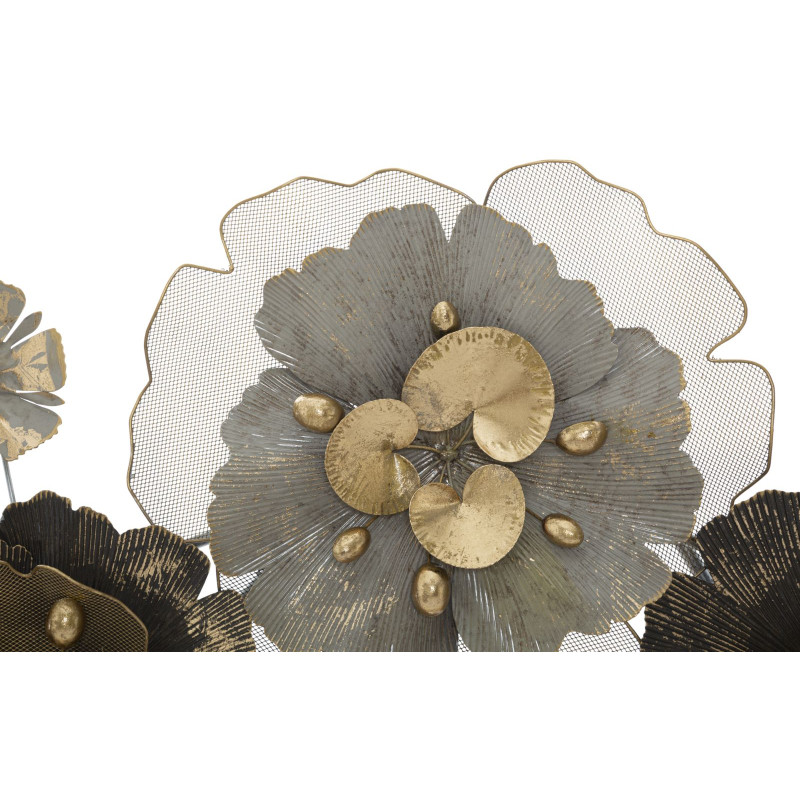 Painel de parede em ferro – 149x61 cm – Elegância decorativa Glam moderna