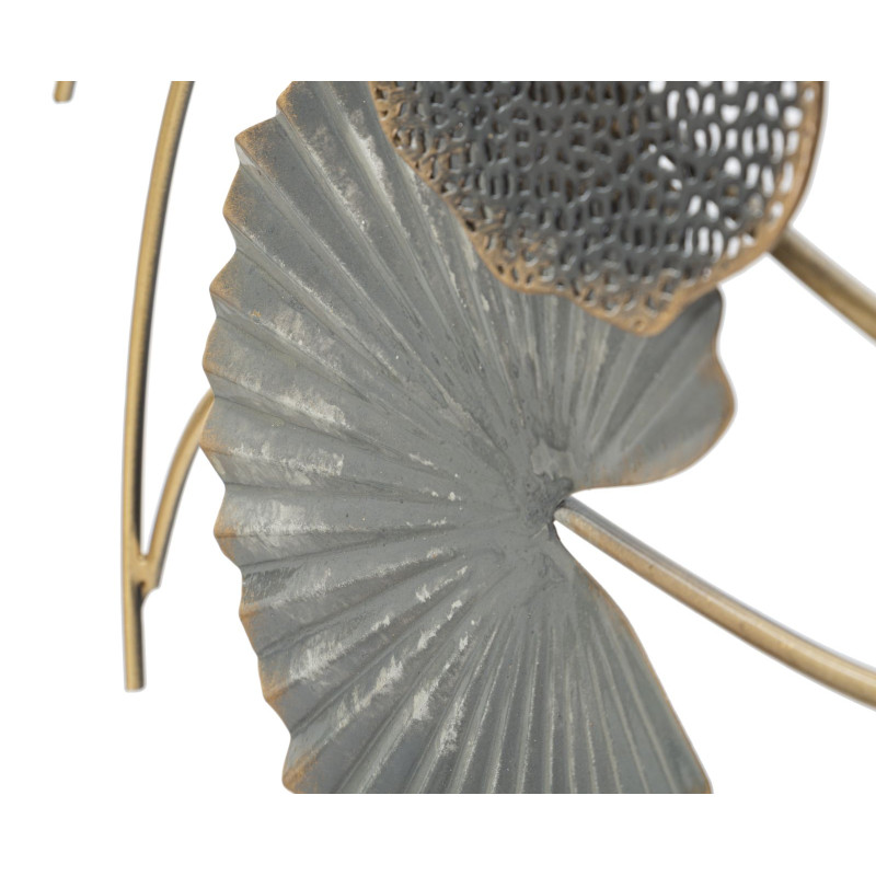 Panel de pared de hierro -B- – 105x56 cm – Decoración de pared de metal chic