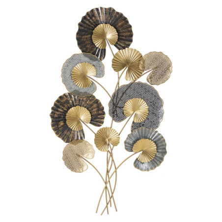 Panel de pared de hierro -C- – 63x109 cm – Diseño vertical Glam moderno