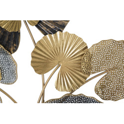 Painel de parede de ferro -C- – 63x109 cm – Design vertical Glam moderno