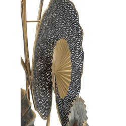 Panneau mural fer -C- – 63x109 cm – Design vertical Glam moderne