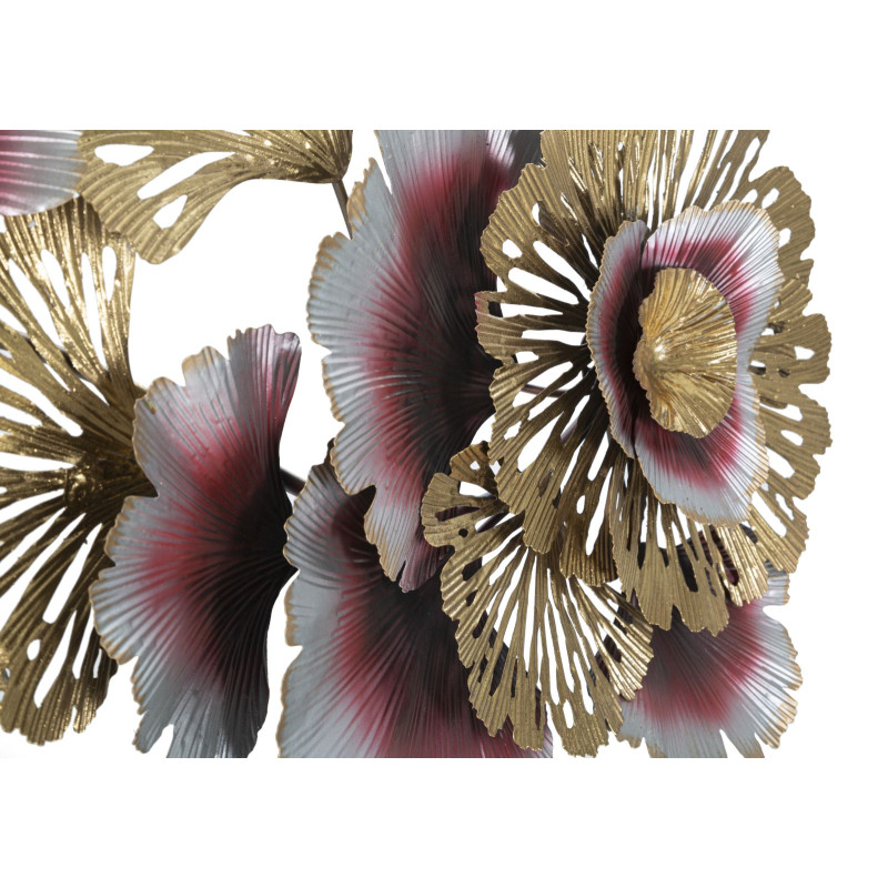 Painel de parede de ferro Cor – Modelo A – 130x54 cm – Painel dourado moderno Glam