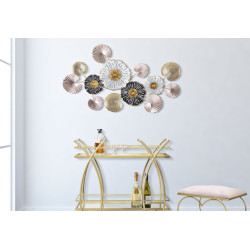 Pannello murale in ferro Pinky – Modello B – 106x60 cm – Design Glam elegante e moderno