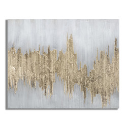 Peinture murale Goldage – 100x80 cm – Éclat doré et touche luxueuse