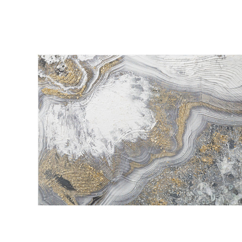 Pintura de Parede Caverna – 120x60 cm – Profundidade e Mistério Glam Contemporâneo