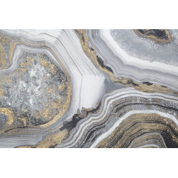 Pittura murale Caverna – 120x60 cm – Profondità e mistero Glam contemporaneo