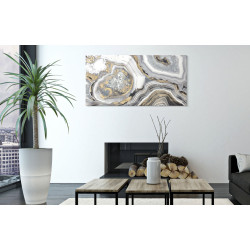 Pintura de Parede Caverna – 120x60 cm – Profundidade e Mistério Glam Contemporâneo