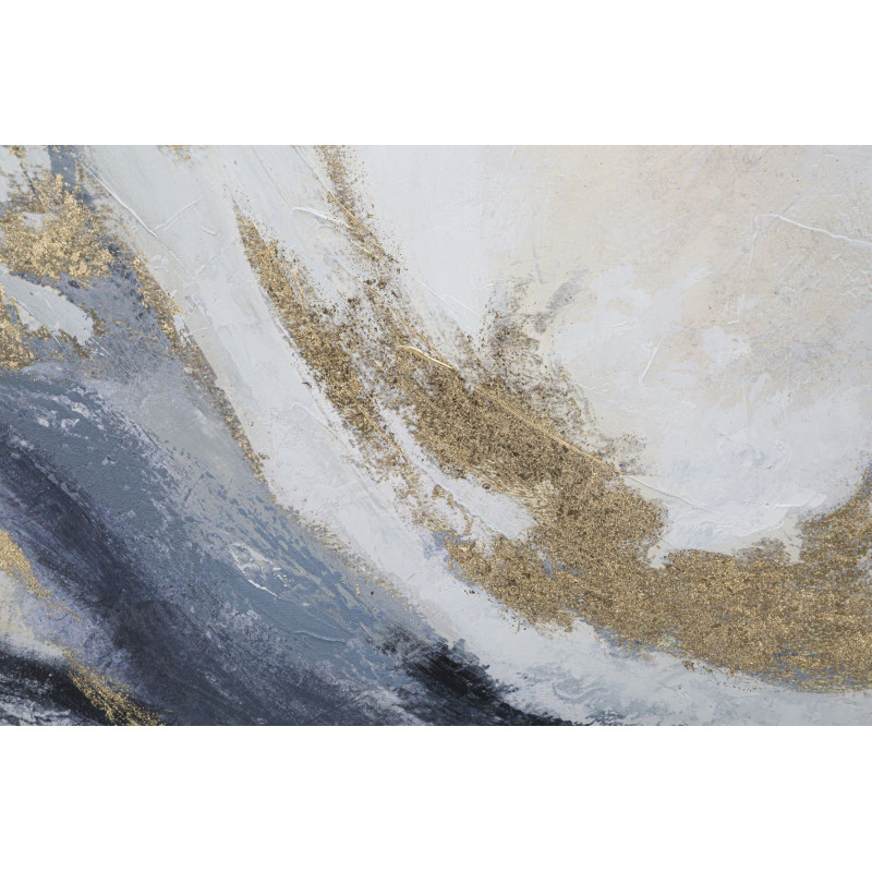 Lot de 3 peintures murales Éponge – 45x80 / 60x80 cm – Ensemble décoratif Glam