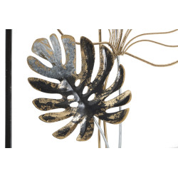 **Italiano:** Pannello murale in ferro Plam – Modello B – 28x74 cm – Déco Glam essenziale e moderno